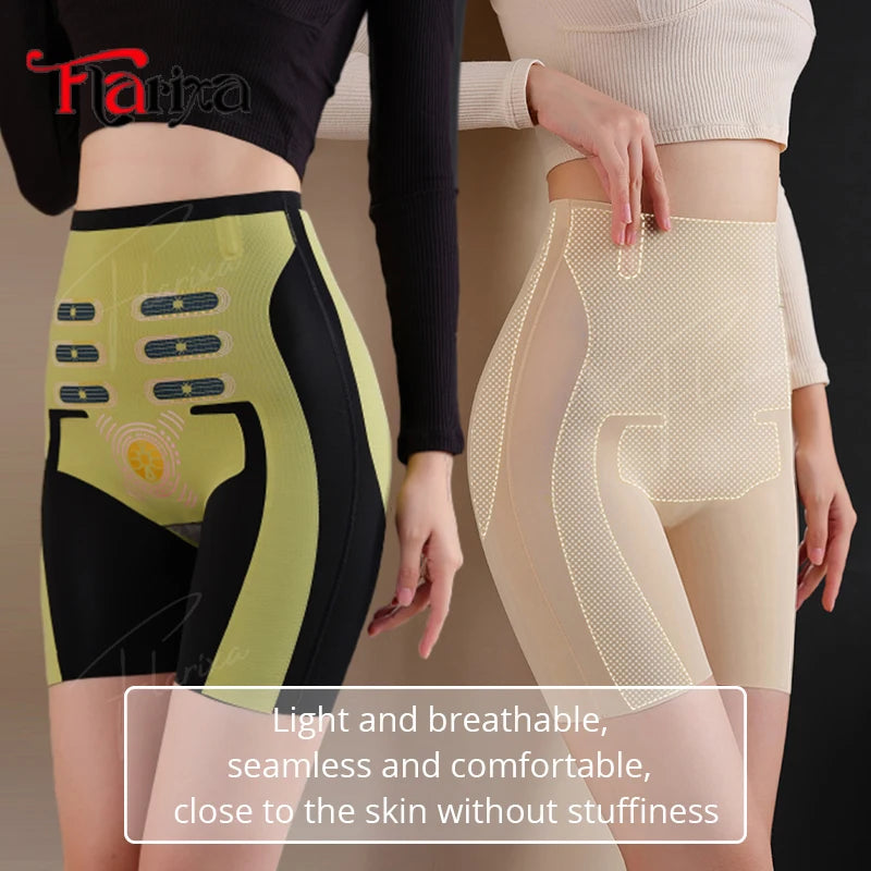 Flarixa 5D Levitation High Waist Shapewear Shorts – Hip Lift, Slim Fit Yoga Boxer for Women, Seamless Flat Belly Safety Pants M-2XL