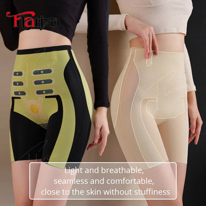 Flarixa 5D Levitation High Waist Shapewear Shorts – Hip Lift, Slim Fit Yoga Boxer for Women, Seamless Flat Belly Safety Pants M-2XL