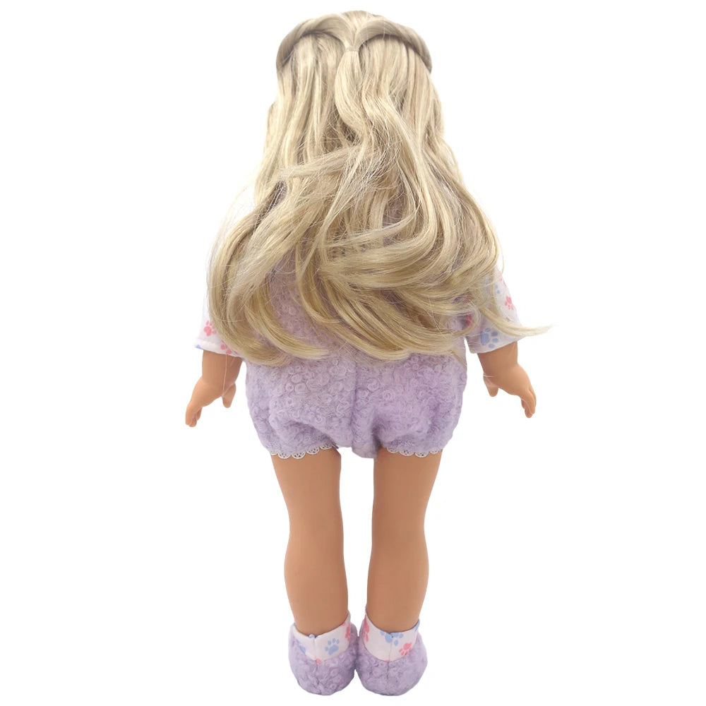Baby Born Doll Clothes Set – Cute Jumpers, Rompers & Shoes for 13-18 Inch Newborn Dolls, Festival & Birthday Gift