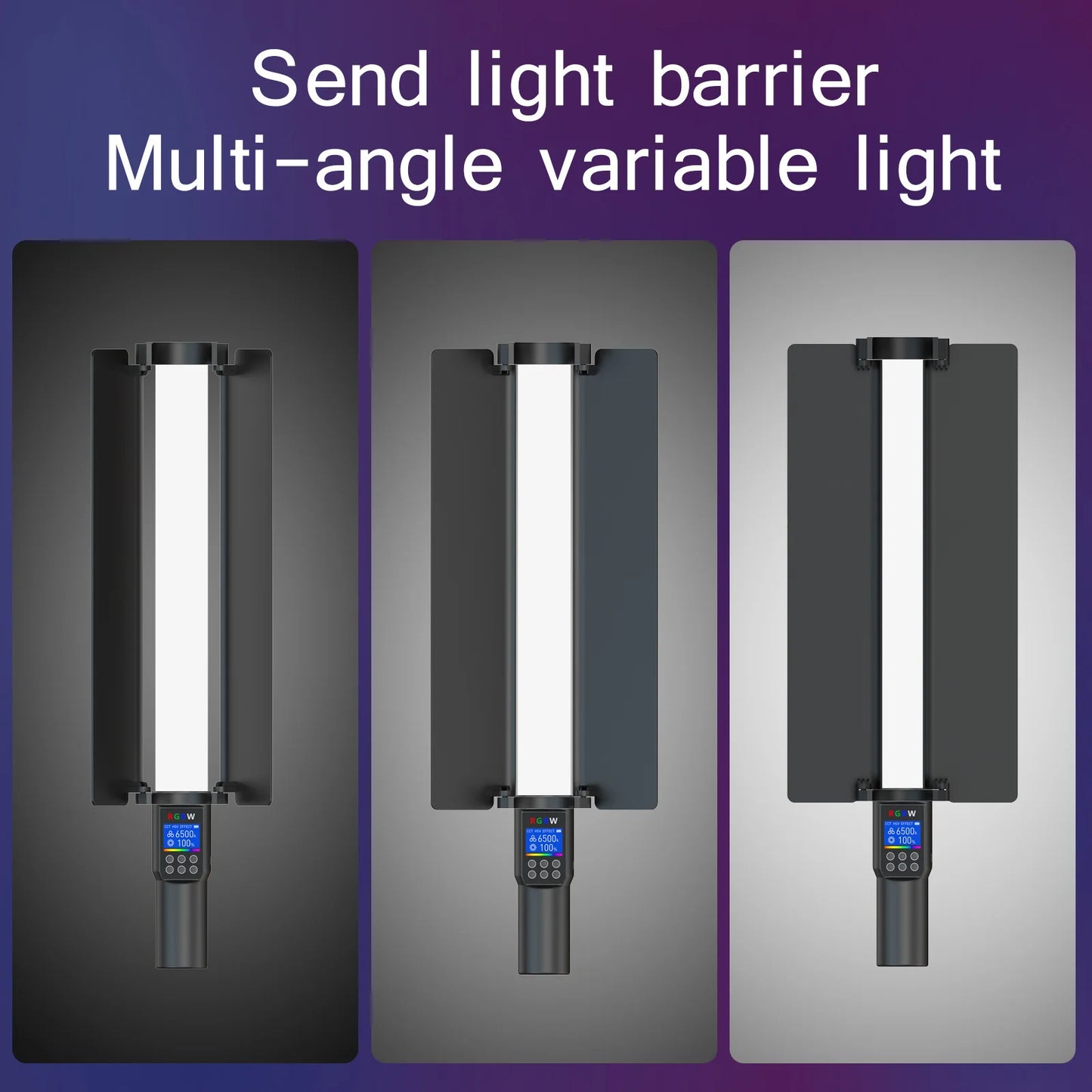 RGB Photography Video Light Stick – Colorful LED Wand with Tripod Stand for Party, Fill Light, and Speedlight