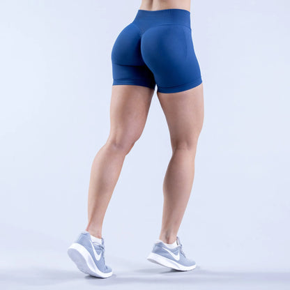 Women’s Impact Seamless Yoga Shorts — Scrunch Bum Low Waist Butt-Lifting Gym & Running Workout Leggings