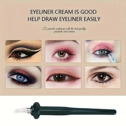 Silicone Eyeliner Brush - No-Skip, Easy Applicator for Beginners - Durable Makeup Tool for Perfect Eyes