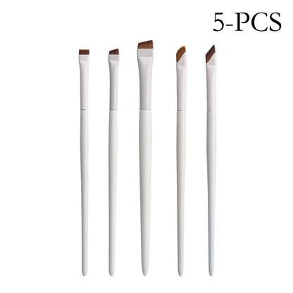 Ultra Thin Eyeliner & Eyebrow Brush – Precision Blade Angled Makeup Detail Brush for Eyes & Under-Eye Application