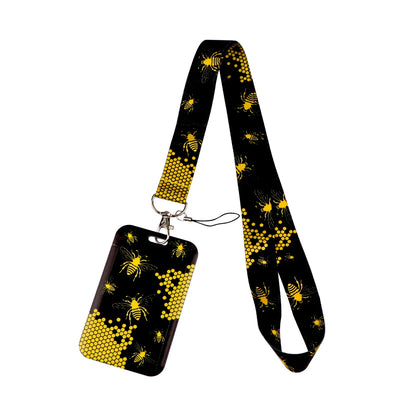 Cartoon Butterfly Lanyard for Keys – Neck Strap ID Badge Holder, Phone USB Keychain Accessories