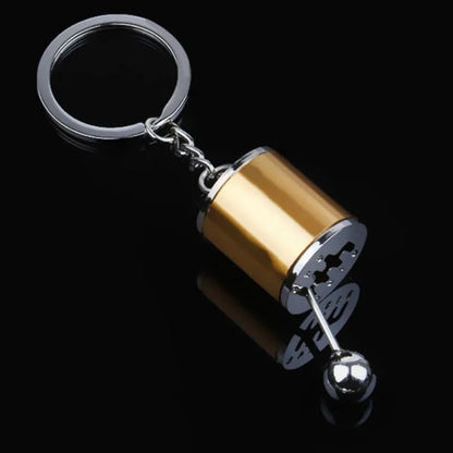 Creative Metal Car Keychain — Zinc Alloy Turbo, Gearbox & Brake Disc Pendant for Men’s Birthday or Dad Gift