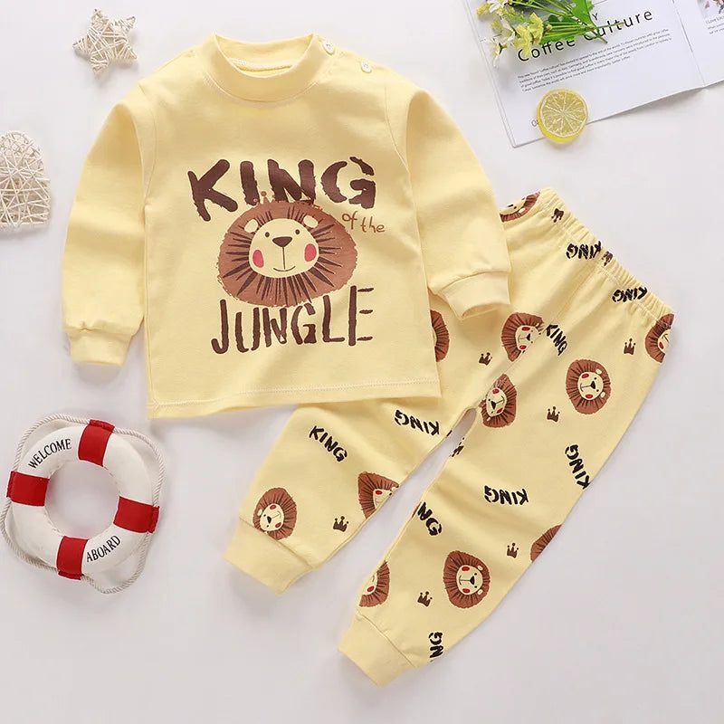 Spring Baby Girl Clothes Set – Cotton Minnie Toddler Tops & Pants, Soft Newborn Infant Outfit