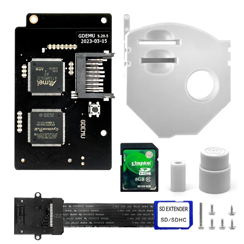 GDEMU V5.20 Optical Drive Simulation Board for SEGA Dreamcast – SD Extension for GDU DC VA1 Console