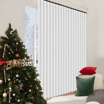Extra Large Blackout Waterproof Curtain – Thermal Insulated Sliding Door & Shower Drapes for Living Room & Bedroom
