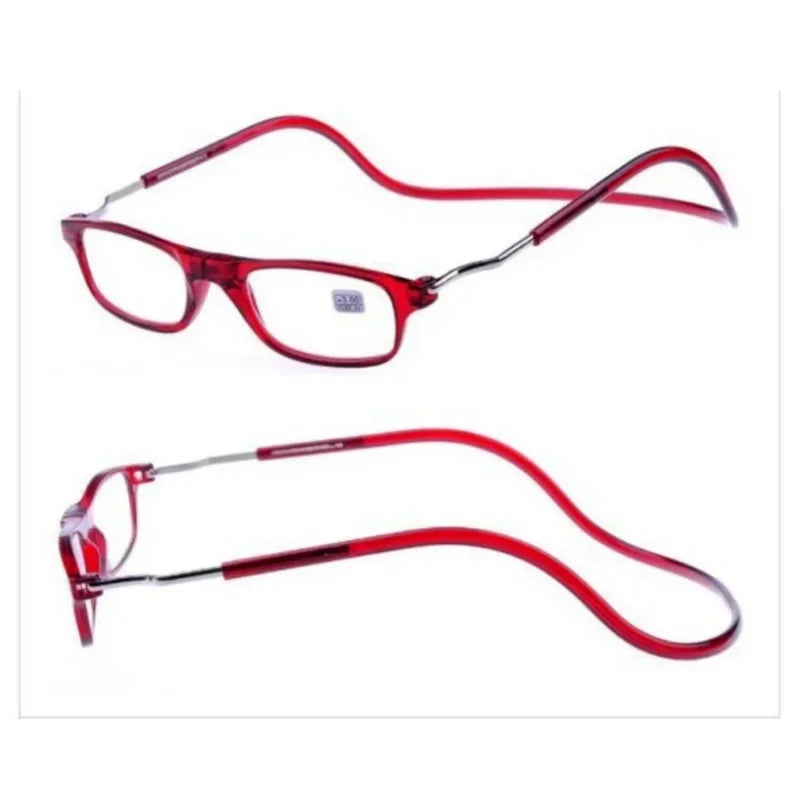 New Ultralight Reading Glasses – Hanging Stretch Anti-Fatigue Presbyopia Glasses for Men & Women, Diopters +1.0 to +4.0