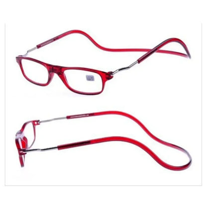 New Ultralight Reading Glasses – Hanging Stretch Anti-Fatigue Presbyopia Glasses for Men & Women, Diopters +1.0 to +4.0