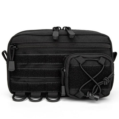 1000D EDC Molle Organizer Pouch – Horizontal Utility Tool Bag, Outdoor Waist Pack for EMT, Hunting & Fanny Pack Use