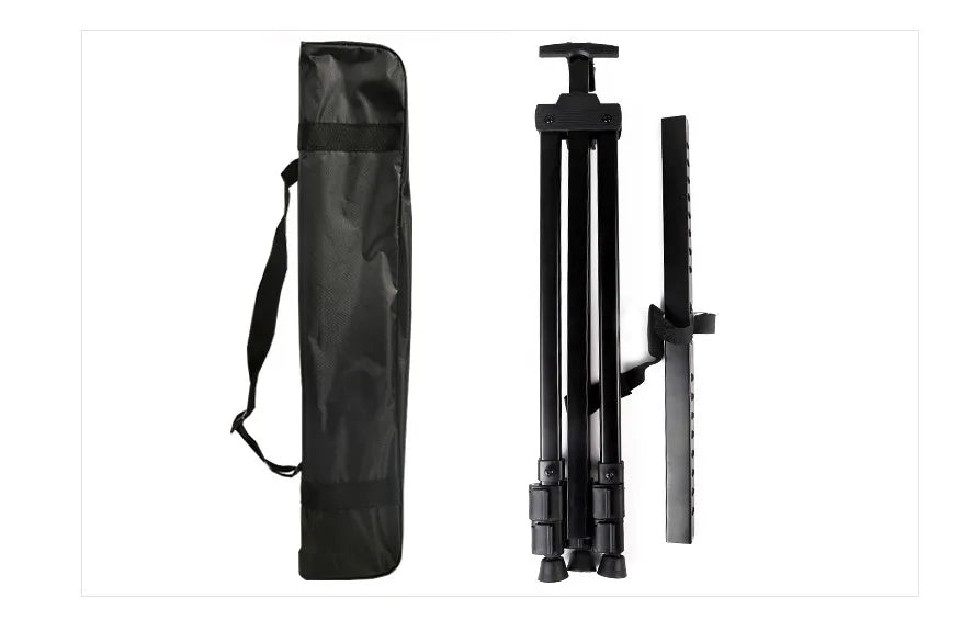 Portable Adjustable Metal Sketch Easel — Foldable Travel Art Stand with Bag for Artists & Outdoor Use