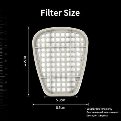3M 6001 Gas Mask Filters – Dust & Organic Gas Cartridge for 6200, 7502, 6800 Industrial & Chemical Paint Respirators