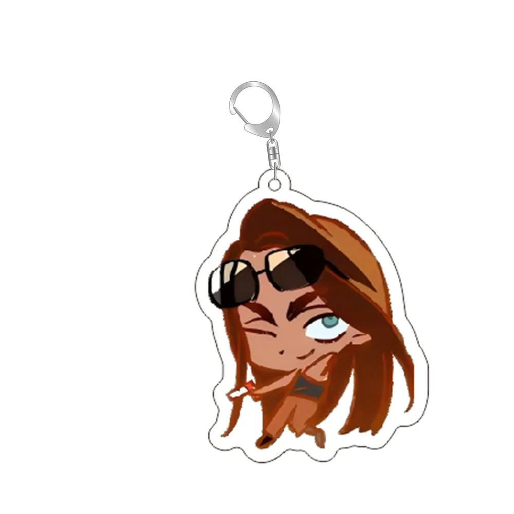 Popular Anime Alien Stage Chibi Keychains – Luka, Ivan, Till, Mizi, Hyuna & Sua Fan Gift Bag Accessories