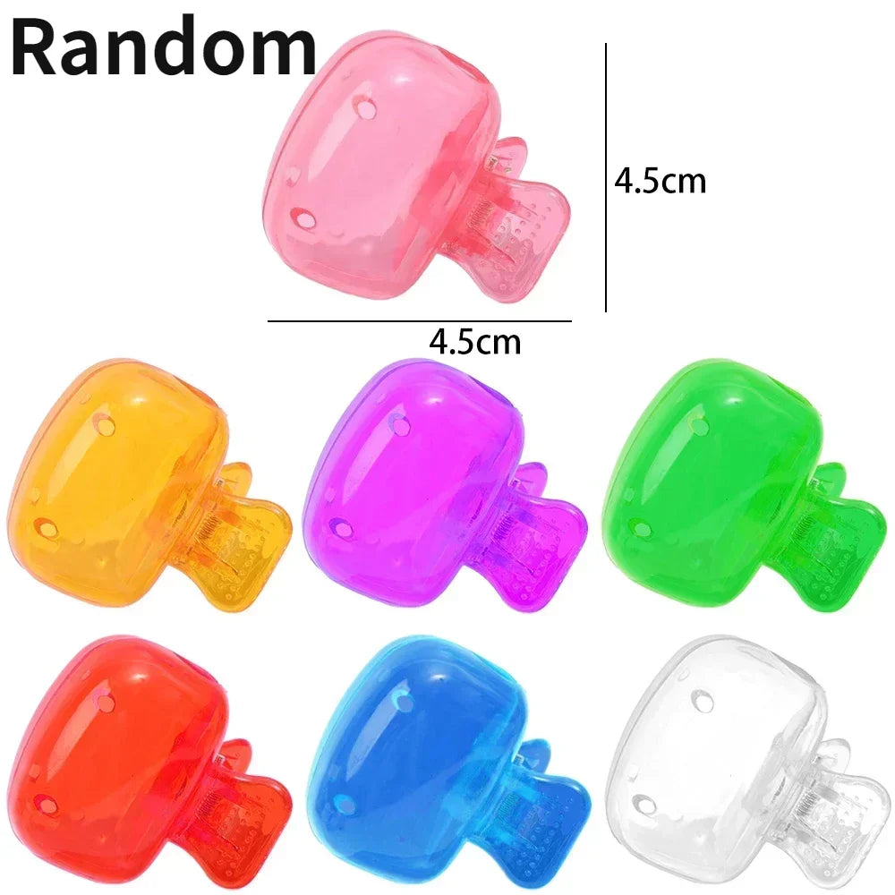 20PCS Toothbrush Head Cover Clips - Portable Dustproof Toothbrush Protectors for Travel, Camping & Bathroom Storage