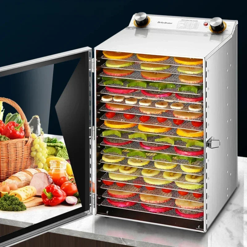 Beef Jerky & Fruit Dehydrator – Air Drying Machine for Snacks, Fruits, Vegetables & Pet Treats