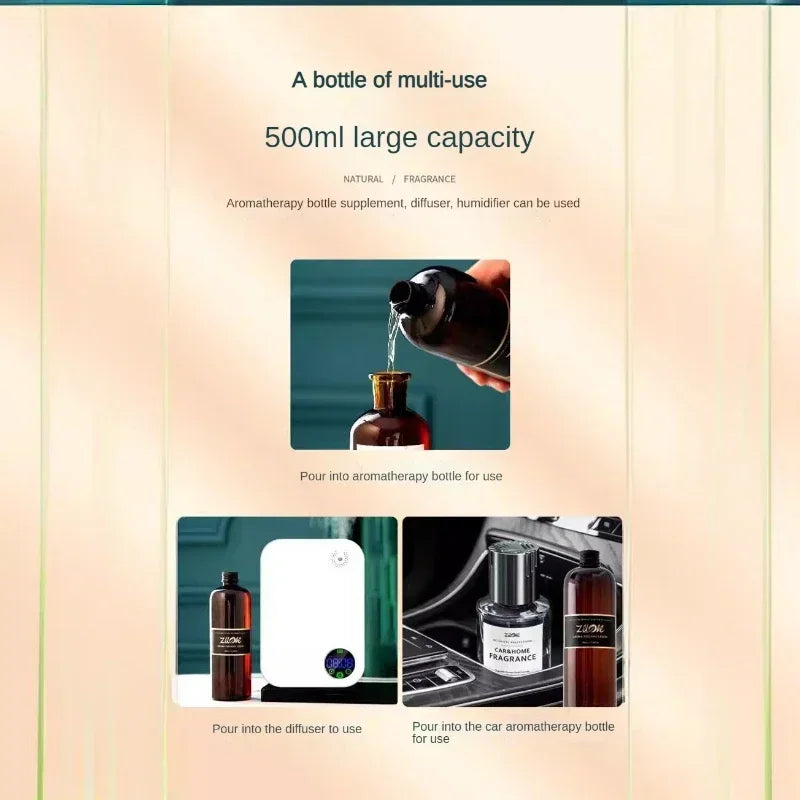 500ML Large Capacity Gardenia Essential Oil – Long-Lasting Aromatherapy Supplement for Home & Indoor Fragrance