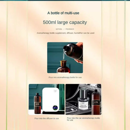 500ML Large Capacity Gardenia Essential Oil – Long-Lasting Aromatherapy Supplement for Home & Indoor Fragrance