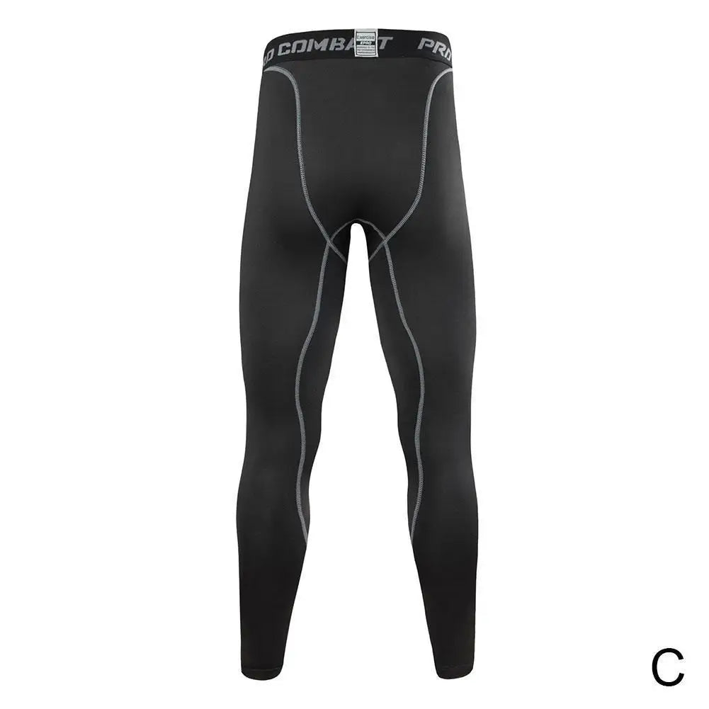 Men’s Compression Pants — Quick-Dry Running, Training & Fitness Tights