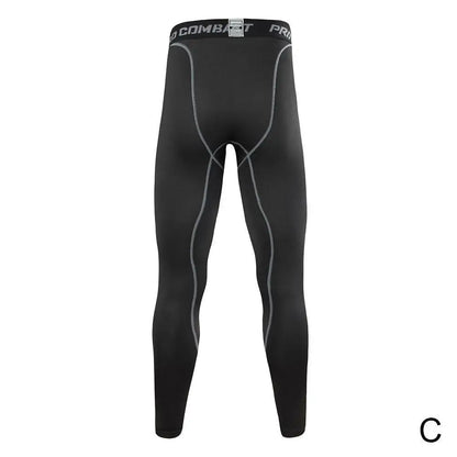 Men’s Compression Pants — Quick-Dry Running, Training & Fitness Tights
