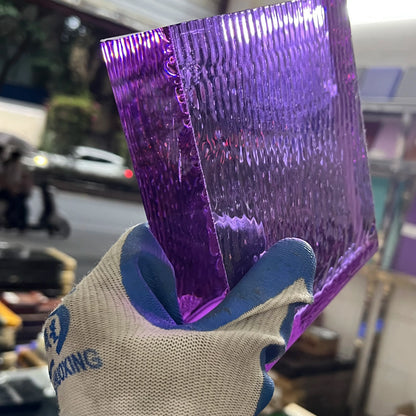 1kg Rough Lab-Created Amethyst Gems - Uncut Purple Crystal Stone for Crafts & Jewelry Making