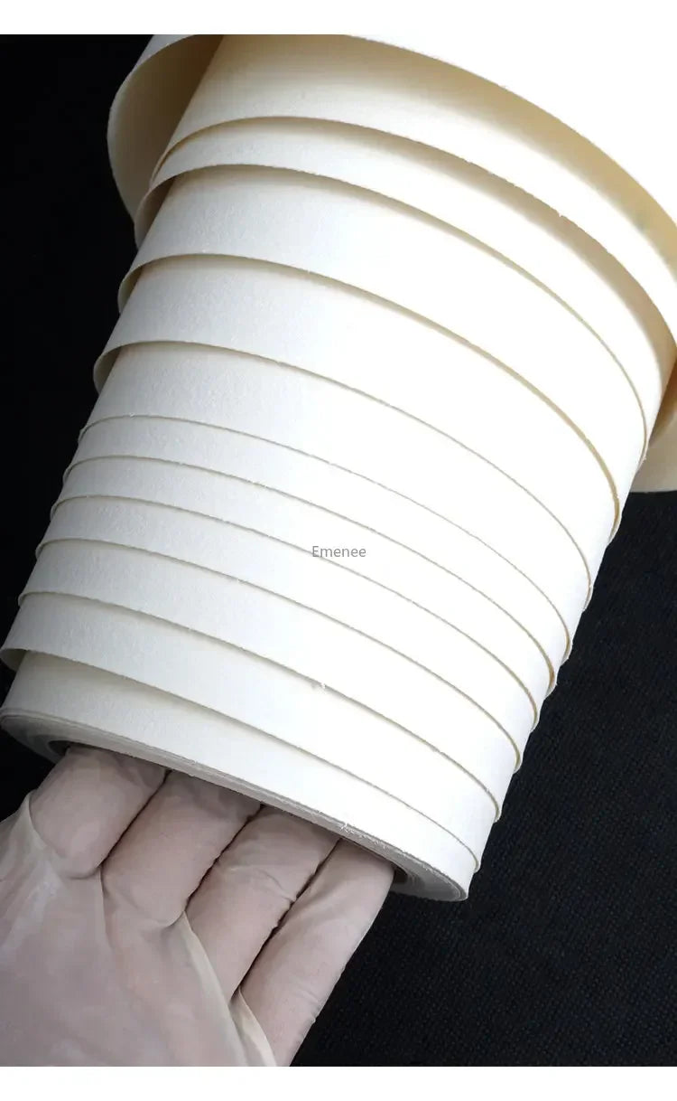 BAOHONG 300g Watercolor Paper Roll – 100% Cotton Natural White Cold Press Rough Professional Art Paper 27/37cm × 10m