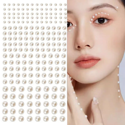 5D Face Diamond Gem Stickers - Colorful Rhinestone Body Makeup Tattoo for Festival, Nail Art & DIY Bling Style