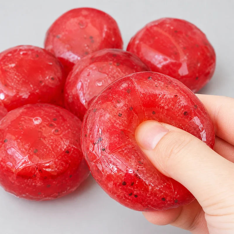Handmade Watermelon Slushy Squishy Toy - Soft Slow-Rise Stress Relief Squeeze Gift