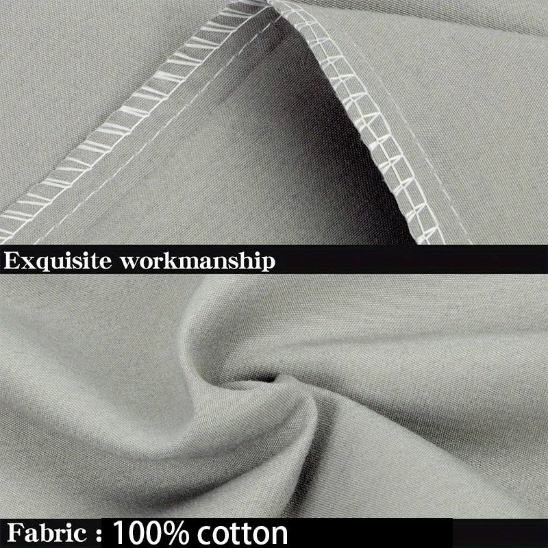100% Cotton Brushed Color Block Pillowcases - Soft Cozy Wrinkle & Fade Resistant Envelope Closure