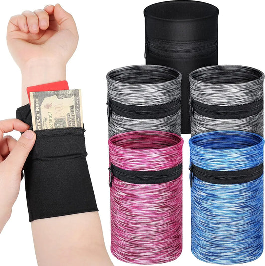 Sports Wrist Bag - Lightweight Zipper Arm Pouch for Cycling, Running, Keys & Outdoor Essentials