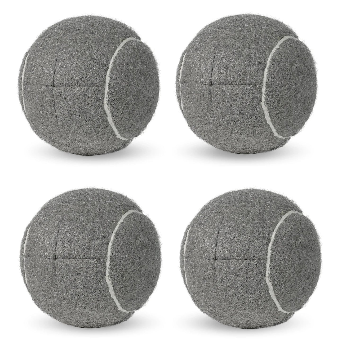 4pcs Precut Walker Tennis Balls – Heavy Duty Felt Pads for Furniture Legs & Floor Protection