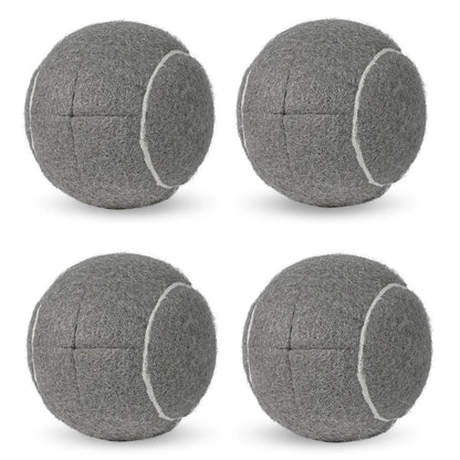 4pcs Precut Walker Tennis Balls – Heavy Duty Felt Pads for Furniture Legs & Floor Protection