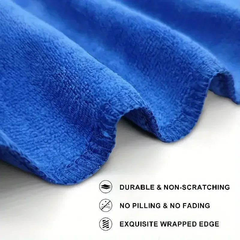 Microfiber Cleaning Cloths – Lint-Free, Reusable, Super Absorbent Towels for Car, Window & General Cleaning