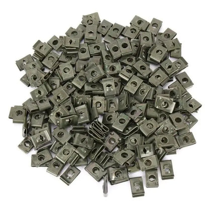 Car U-Type Metal Screw Clip Set - Anti-Rust Fastener Clips with Screws (10-100PCS)