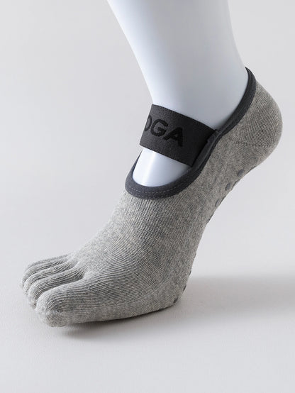 Women’s Five-Toe Grip Socks - Non-Slip Yoga, Pilates & Fitness Socks