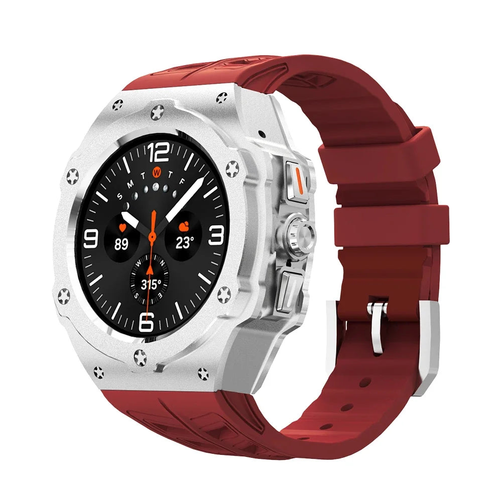 Luxury Carbon Case & Rubber Strap Kit – Samsung Galaxy Watch Ultra 47mm Accessories