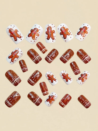 Christmas 3D Nail Art Stickers – Santa, Snowman, Tree, Snowflake & Holiday Designs