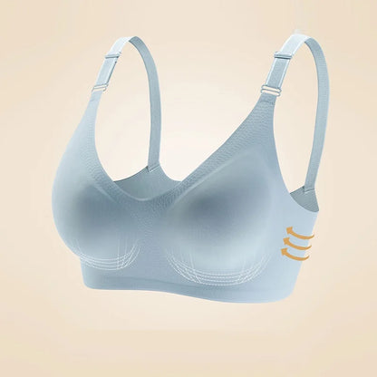 Women's Seamless Jelly Color Bras: Thin Style, Soft Breastfeeding Bra - Wireless Comfortable Underwear for Lingerie Deep V Gather