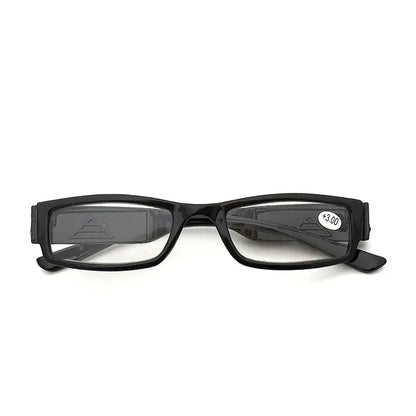 2021 LED Light Reading Glasses – Full Frame Fashion Eyewear for Men & Women, +1.0 to +4.0 Diopters