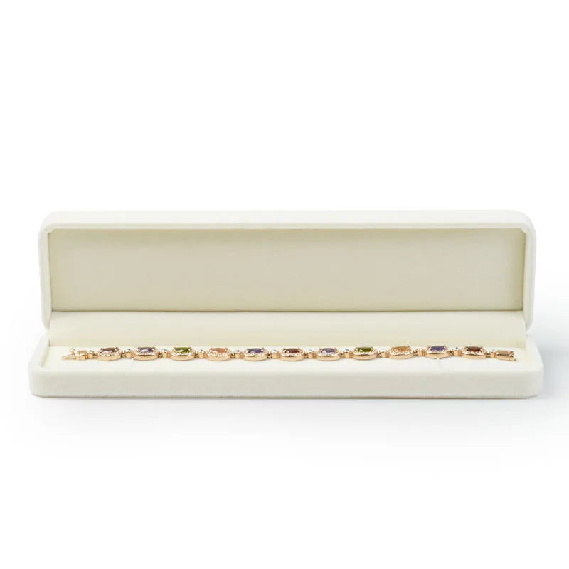 Oirlv Velvet Jewelry Box – Classic Ring, Earring & Necklace Case for Wedding Gift & Display