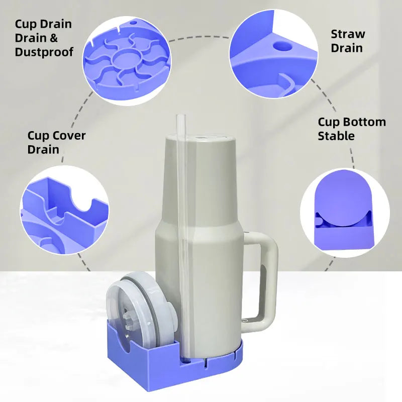 High-Quality Tumbler Drying Rack – Cup Drying Station and Water Cup Holder for Cleaning and Storage