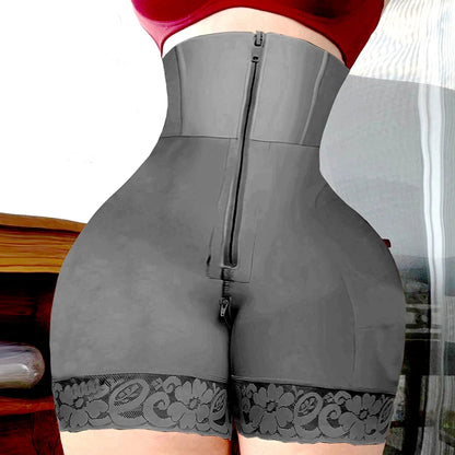 AfruliA Purple BBL Shorts – Colombian Fajas Shapewear Waist Trainer Corset Body Shaper Control Panties Lifter
