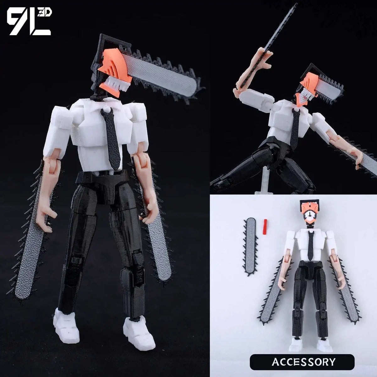 Venom Spider-Man Lucky13 Dummy13 Action Figure - 3D Printed T13 Multi-Jointed Anime Collectible Toy