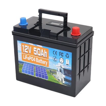 12V 120Ah LiFePO4 Battery Pack – Built-in BMS Lithium Iron Phosphate for Home Backup Power & Energy Storage Systems