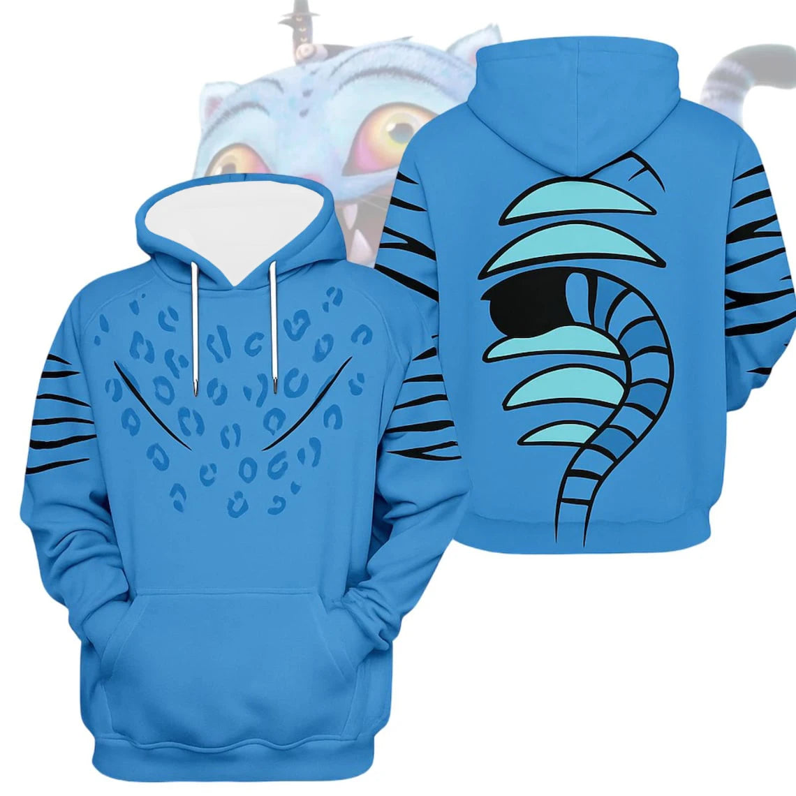 Women's Derpy Printed Hoodie – Autumn Winter KPop Demon Hunters Cozy Pullover for Daily Wear & Street Style