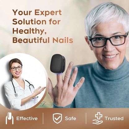 Nail Fungus Cleaning Light Device – USB Charge, 905nm Infrared & 470nm Blue Light for Onychomycosis Treatment