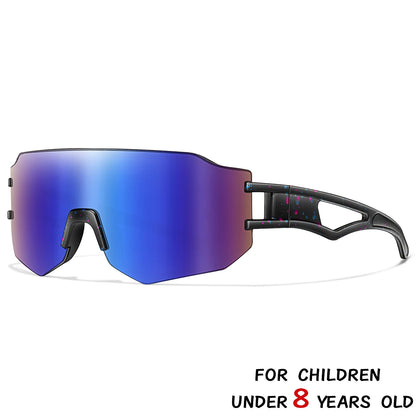 Kids UV400 Sports Sunglasses - Cycling, Camping, Fishing and Outdoor Eyewear for Boys and Girls Ages 3–8