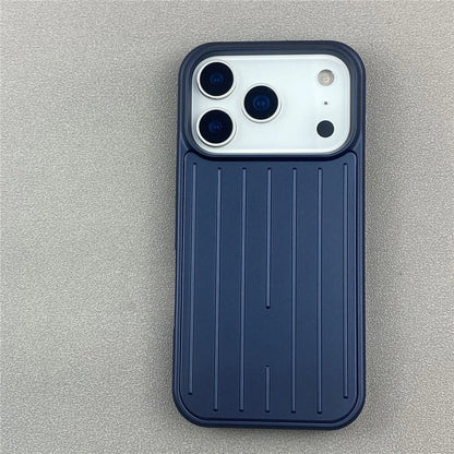 Luxury Striped Phone Case - Glossy Business Cover for iPhone 17, 16, 15, 14 & 13 Pro Max