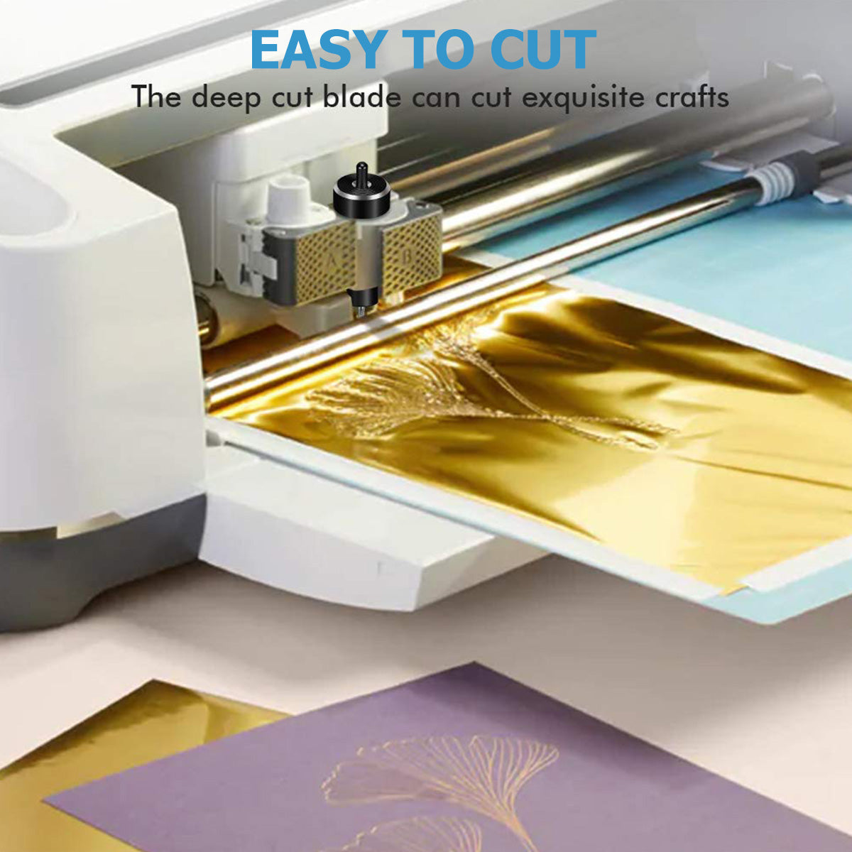 Replacement Cutting Blades for Cricut Maker & Explore Series – 30°/45°/60° Plotter Blades with Sturdy Housing