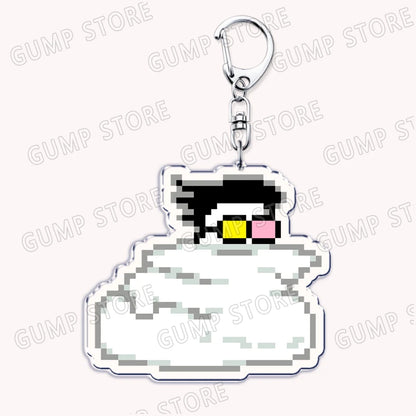 Deltarune & Undertale Keychains – Ralsei, Kris, Susie & Spamton Fan Gaming Accessories